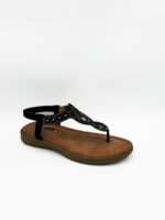 Sandales Estivales simple noir - femme 1