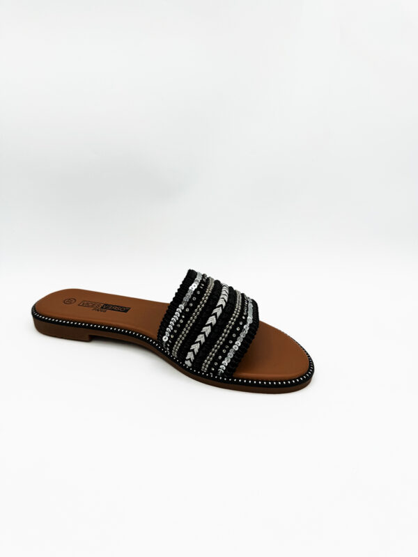 Chics sandales d'été mules noir - femme 1