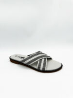 Sandales d'été mules simple blanc - femme 1